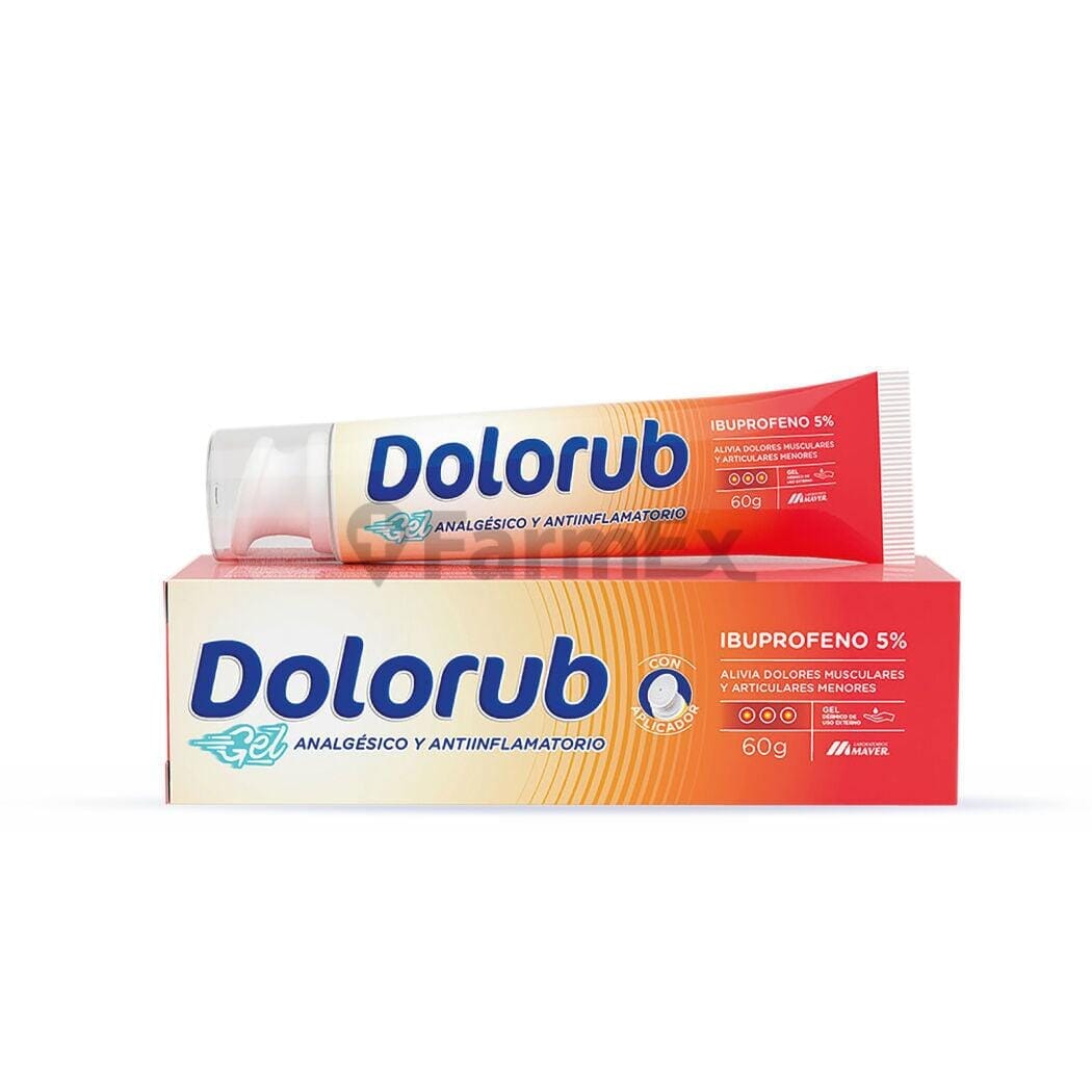 Dolorub Gel 5% con aplicador x 60 g Farmex-VidaTres-Persistente